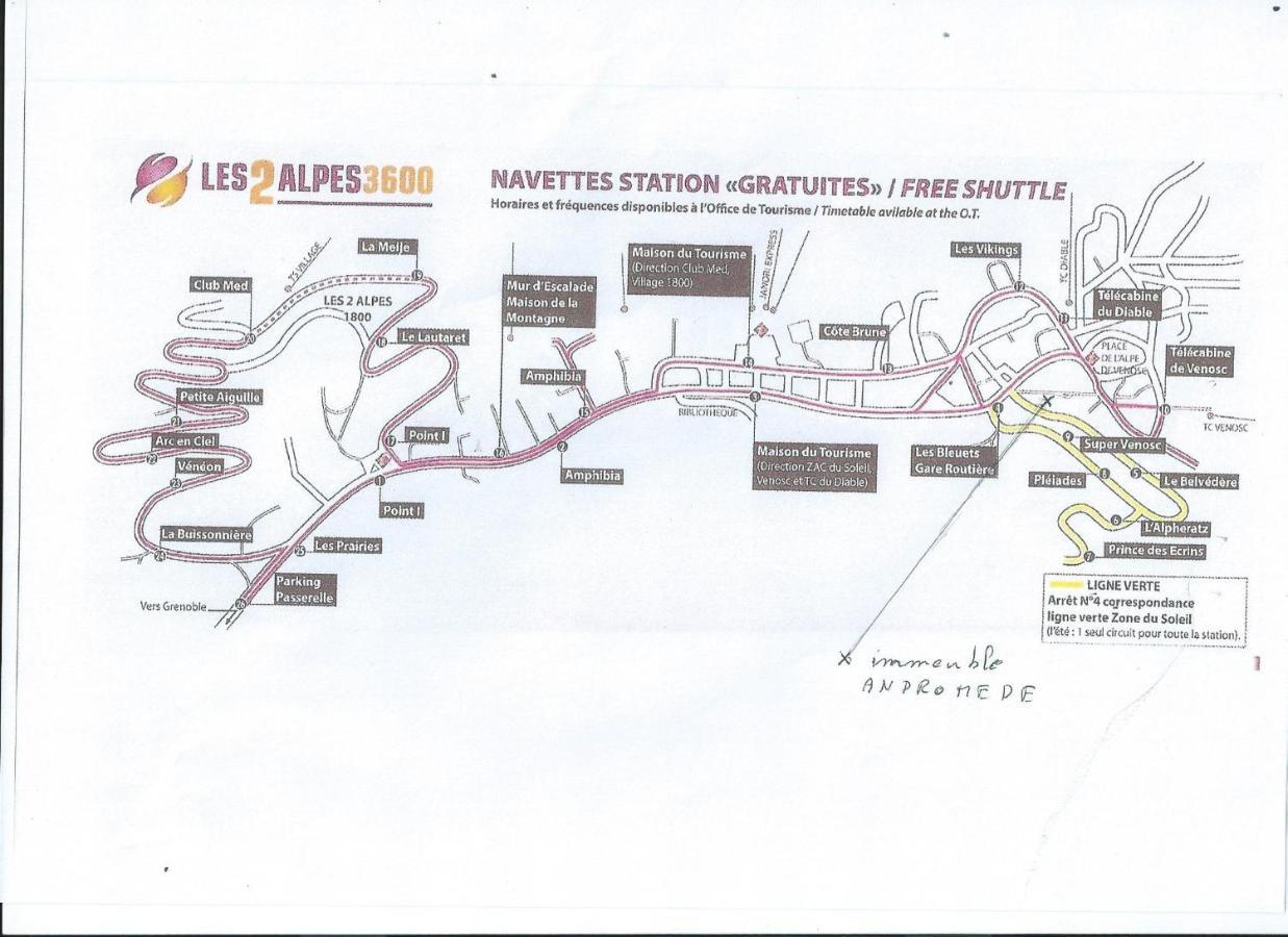 Au Coeur De La Station Apartment Les Deux Alpes Ngoại thất bức ảnh